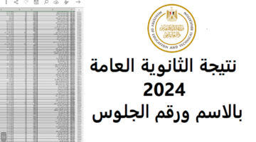 ظهرت الأن.. نتيجة الثانوية العامة علمي وأدبي 2024 برقم الجلوس فقط