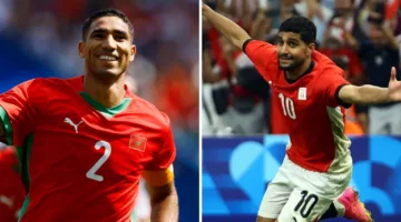 موعد وتردد القنوات الناقلة لمباراة منتخب مصر والمغرب في التنافس على برونزية أولمبياد باريس 2024