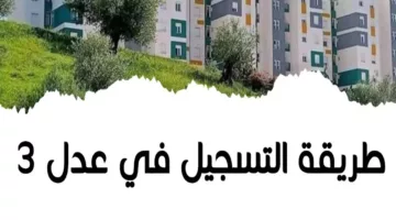 سكنات عدل 3.. حقيقة وجود مرحلة ثانية للتسجيل والحالات المستبعدة من البرنامج