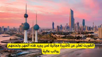 الكويت تعلن عن تأشيرة مجانية للمحترفين في هذه المهن برواتب عالية وفرص عمل مميزة