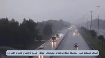 أجواء متقلبة في المملكة: توقعات الطقس غدًا بهطول أمطار رعدية وارتفاع الحرارة في بعض المناطق