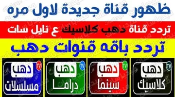 تردد قناة دهب الجديدة مارس 2025: أحدث قنوات الترفيه بجودة عالية واستمتع بمشاهدة ممتعة