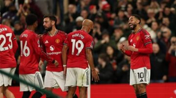 مانشستر يونايتد يحقق فوزه الثالث على التوالي مع أموريم ويصعد للمربع الذهبي في الدوري الإنجليزي