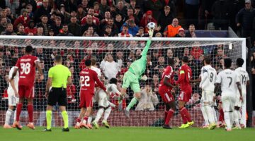 كورتوا يتألق ويتسبب في سقوط ريال مدريد أمام منافسه القوي