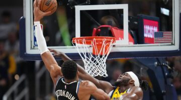 يانيس يقود ميلووكي لهزيمة إنديانا في اللحظات الأخيرة بدوري السلة الأمريكي